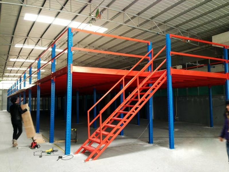 湖南閣樓貨架 倉(cāng)庫(kù)重型雙層貨架  4s店貨架  支持定制